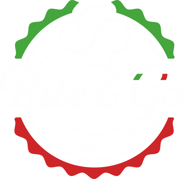 Bite & Go Logo White Bite & Go Logo White